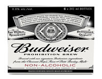 Picture of BUDWEISER PROHIBITION BREW, NON-ALCOHOLIC [12X355mL]