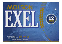 Picture of MOLSON NON-ALCOHOLIC EXEL BEER [0.5% ALC] [12X355mL]