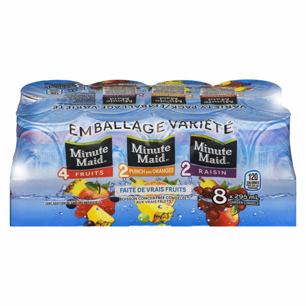 Picture of MINUTE MAID VARIETY PACK [8X295mL]