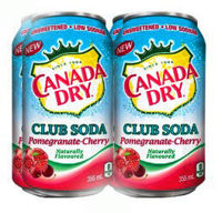 Picture of CANADA DRY CREAM SODA, CHERRY POMEGRANATE [4X310 mL]