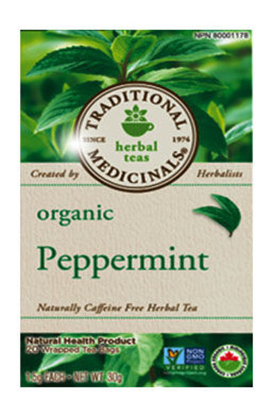 Picture of TRADITIONAL MEDICINALS ORGANIC PEPPERMINT HERBAL TEA [20 each]