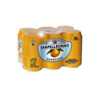 Picture of SAN PELLEGRINO SPARKLING FRUIT BEVERAGE, ARANCIATA [6X330 mL]