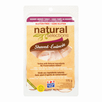 Picture of MAPLE LEAF NATURAL SELECTIONS HICKORY SMOKED TURKEY, SHAVED [175 g]