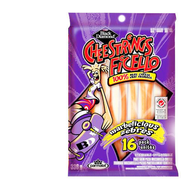 Picture of BLACK DIAMOND CHEESTRINGS, MARBELICIOUS [588 g]