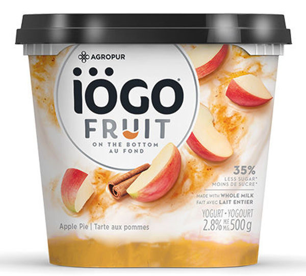 Picture of IOGO YOGURT, FRUIT ON THE BOTTOM, APPLE PIE [500 g]