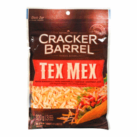 Picture of KRAFT CRACKER BARREL SHREDDED CHEESE, TEX MEX [320 g]