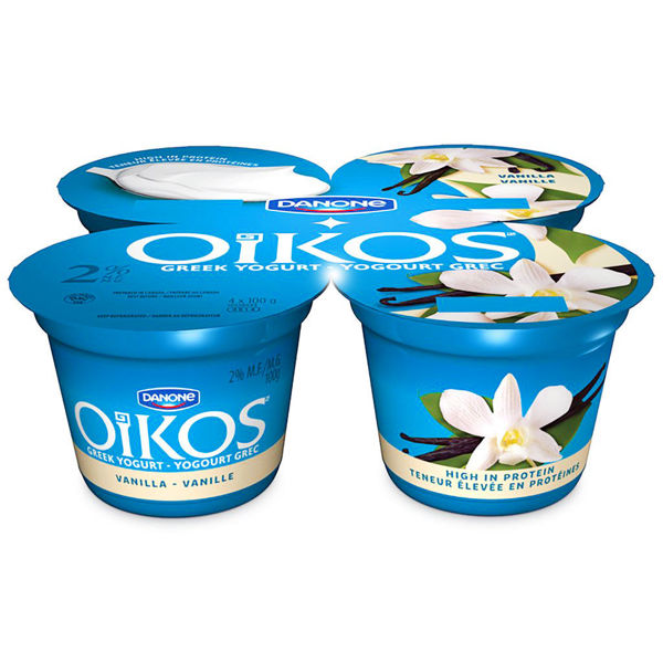 Picture of OIKOS OIKOS VANILLA 2% M.F. GREEK YOGURT [4X100g]