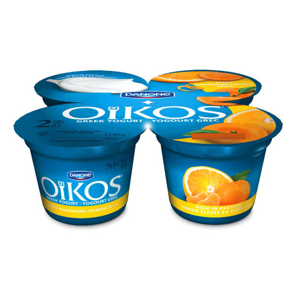 Picture of OIKOS OIKOS ZESTY MANDARIN ORANGE 2% M.F. GREEK YOGURT [4X100g]