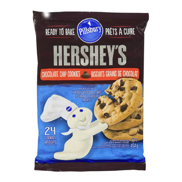 Picture of PILLSBURY READY TO BAKE COOKIES, CHOCOLATE CHIP [454 g]