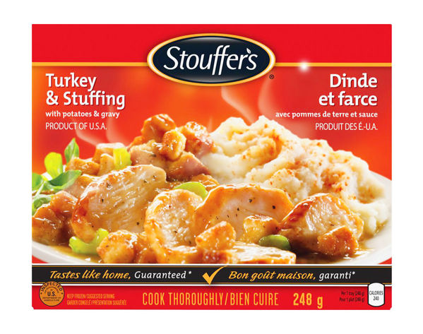 Picture of STOUFFERS TURKEY & STUFFING, FROZEN MEALS [248 g]
