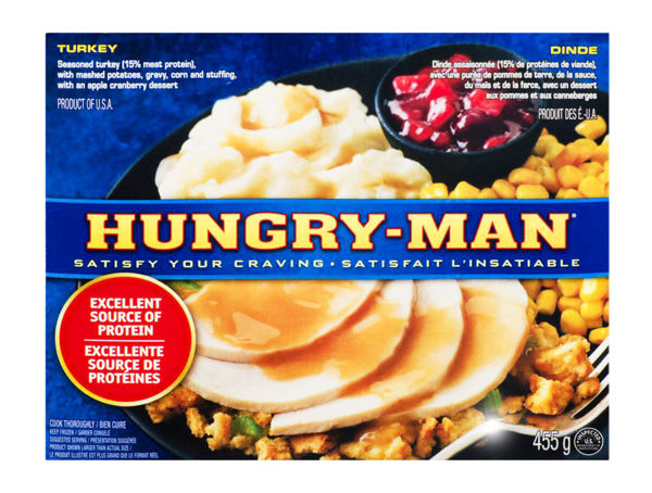 Picture of SWANSON HUNGRY MAN ROASTED CARVED WHITE MEAT TURKEY [455 g]
