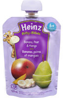 Picture of HEINZ STAGE 2, BANANA PEAR MANGO [128 mL]