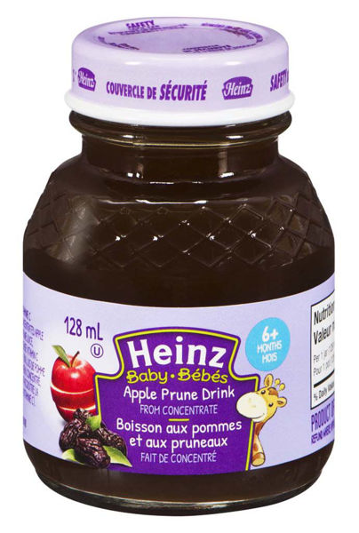 Picture of HEINZ STRAINED, APPLE & PRUNE JUICE [128 mL]