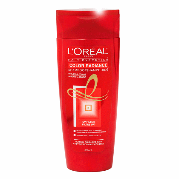 Picture of LOREAL PARIS HAIR EXPERTISE COLOUR RADIANCE SHAMPOO, REGULAR COLOURED HAIR [385 mL]