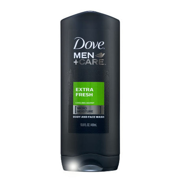 Picture of DOVE MEN+CARE BODY AND FACE WASH, EXTRA FRESH [400 mL]