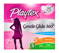 Picture of PLAYTEX GENTLEGLIDE 360° 36 PLASTIC TAMPONS MULTI-PACK [36 each]