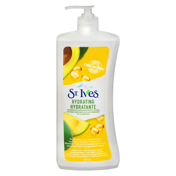 Picture of ST IVES DAILY HYDRATING VITAMIN E & AVOCADO BODY LOTION [600 mL]