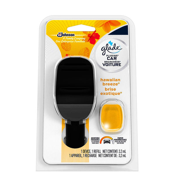 Picture of GLADE PLUGINS CAR REFILL, HAWAIIAN BREEZE [3.20 mL]