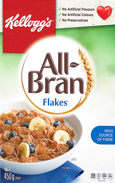 Picture of KELLOGGS ALL-BRAN FLAKES CEREAL [450 g]
