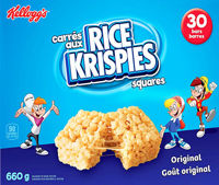 Picture of KELLOGGS RICE KRISIPES SQUARES BARS, ORIGINAL JUMBO PACK 30 BARS [660 g]