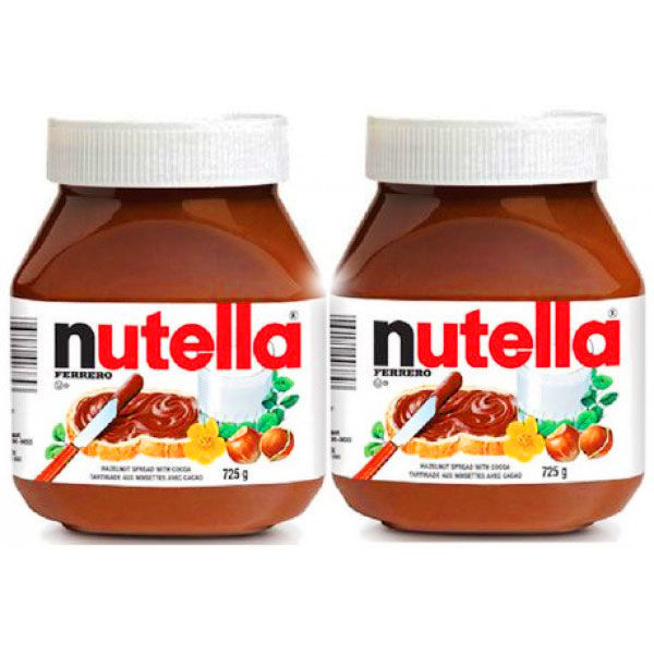 Picture of NUTELLA HAZELNUT SPREAD WITH COCOA, PACKAGE OF 2 [2X725g]