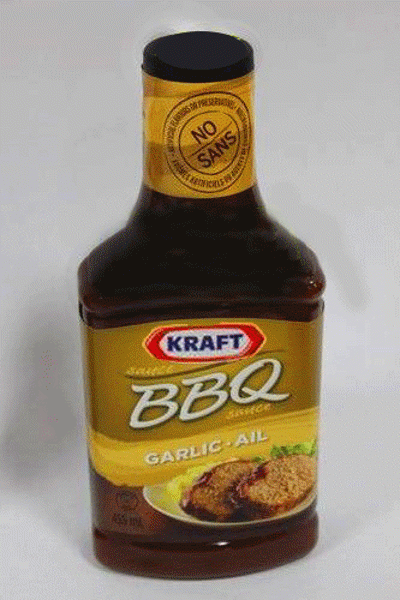 Picture of KRAFT BBQ SAUCE, GARLIC [455 mL]