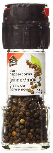 Picture of CLUB HOUSE BLACK PEPPERCORN GRINDER [35 g]