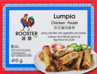 Picture of ROOSTER CHICKEN 8 LUMPIA [410 g]