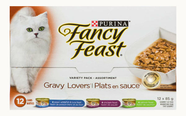Picture of FANCY FEAST GRAVY LOVERS™ VARIETY PACK WET CAT FOOD [12X85kg]