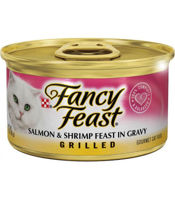Picture of FANCY FEAST GRILLED SALMON & SHRIMP FEAST IN GRAVY WET CAT FOOD [85 g]