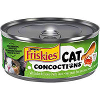 Picture of FRISKIES CAT CONCOCTIONS™ WITH CHICKEN IN CREAMY CRABBY SAUCE WET CAT FOOD [156 g]