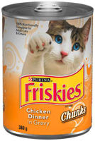 Picture of FRISKIES CHUNKS CHICKEN DINNER IN GRAVY WET CAT FOOD [380 g]