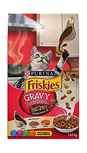 Picture of FRISKIES GRAVY SWIRLERS™ DRY CAT FOOD [1.42 kg]