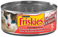 Picture of FRISKIES SHREDDED CHICKEN & SALMON DINNER WET CAT FOOD [156 g]
