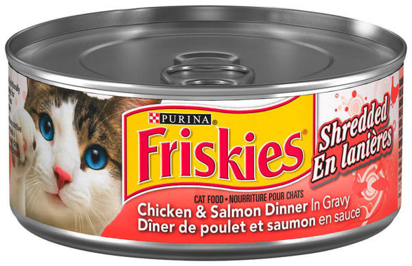 Picture of FRISKIES SHREDDED CHICKEN & SALMON DINNER WET CAT FOOD [156 g]