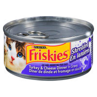 Picture of FRISKIES SHREDDED TURKEY & CHEESE DINNER WET CAT FOOD IN GRAVY [156 g]