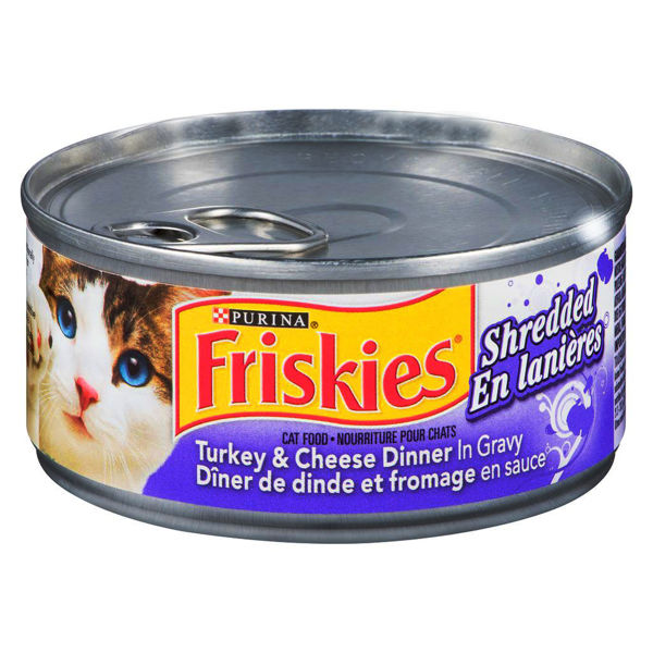 Picture of FRISKIES SHREDDED TURKEY & CHEESE DINNER WET CAT FOOD IN GRAVY [156 g]