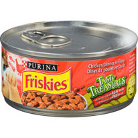 Picture of FRISKIES TASTY TREASURES™ CHICKEN DINNER IN GRAVY WET CAT FOOD [156 g]