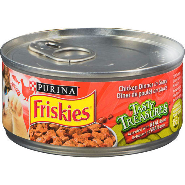 Picture of FRISKIES TASTY TREASURES™ CHICKEN DINNER IN GRAVY WET CAT FOOD [156 g]