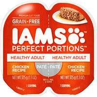 Picture of IAMS PERFECT PORTIONS PATÉ HEALTHY ADULT CHICKEN RECIPE [75 g]