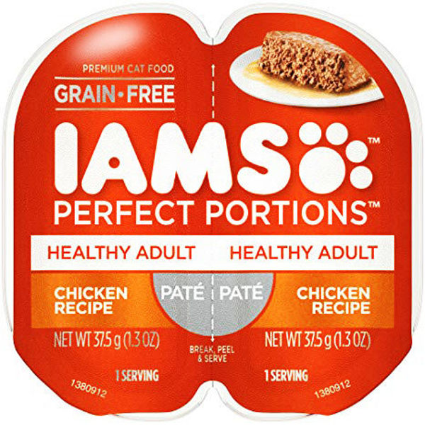 Picture of IAMS PERFECT PORTIONS PATÉ HEALTHY ADULT CHICKEN RECIPE [75 g]