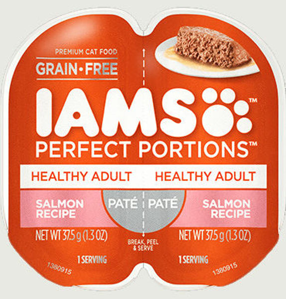 Picture of IAMS PERFECT PORTIONS PATÉ HEALTHY ADULT SALMON RECIPE [75 g]