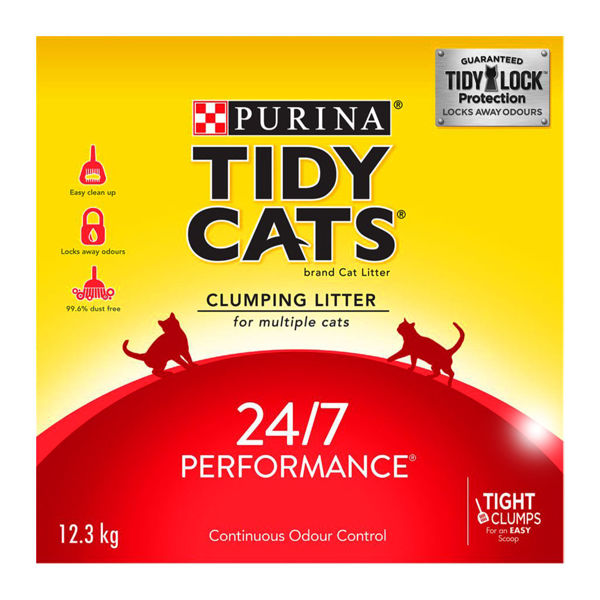 Picture of TIDY CATS 24/7 PERFORMANCE® CLUMPING CAT LITTER [12.30 kg]