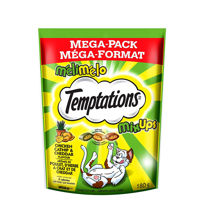 Picture of WHISKAS TEMPTATIONS MIX-UPS CATNIP [CHICKEN, CHEDDAR, CATNIP] [180 g]