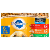 Picture of PEDIGREE CHOICE CUTS IN SAUCE FOOD FOR DOGS ADULT 6 CANS [3.78 kg]