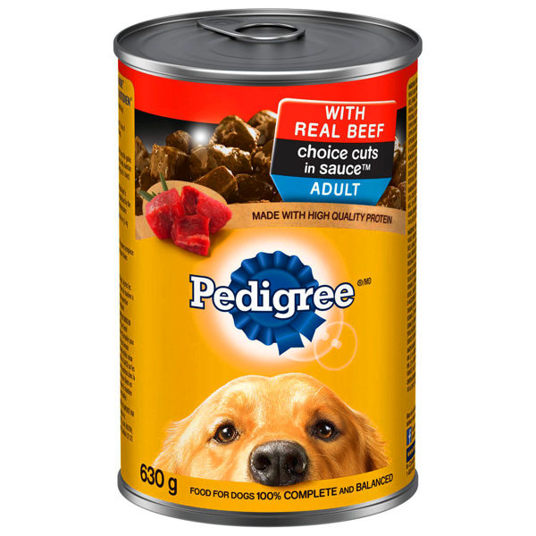 Picture of PEDIGREE CHOICE CUTS WITH REAL BEEF [630 g]