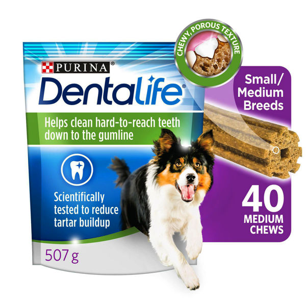 Picture of PURINA DENTALIFE DAILY ORAL CARE SMALL/MEDIUM DOG TREATS [507 g]