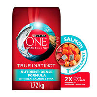Picture of PURINA ONE SMARTBLEND TRUE INSTINCT WITH REAL SALMON & TUNA NATURAL ADULT DOG FOOD [1.72 kg]